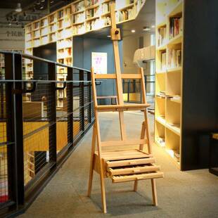 中盛可画材屉画架多色选油画架素描抽画成架人山303毛榉画架儿童