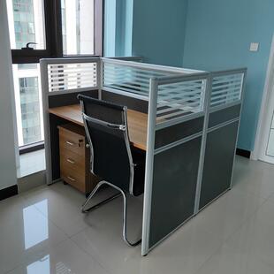 办公家具简约现员代桌职办公椅话桌组合2/4务/6人位屏风3796卡位