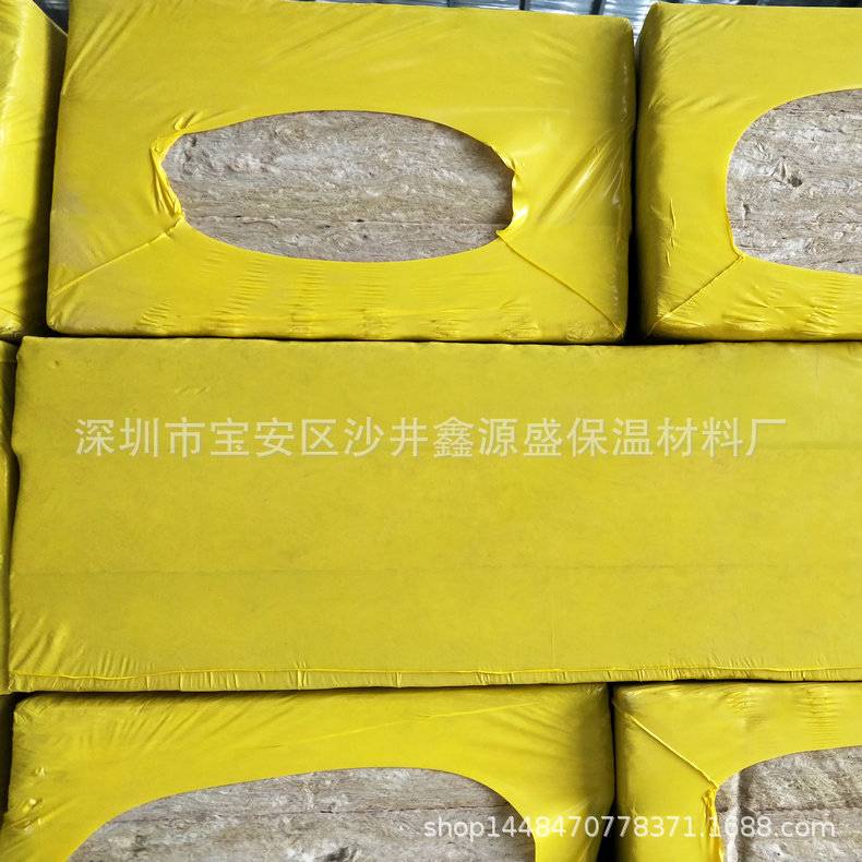 半硬质岩棉板钢结构外墙工地建筑用隔热现货隔热防火