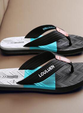 New slippers for men wearing casual beach men's flip-flo