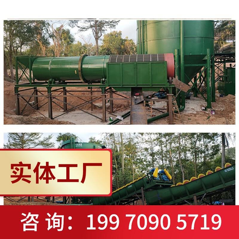 盾构土分解泥石清洗大型滚筒传动洗矿机矿山含粘泥矿石泥土分离器
