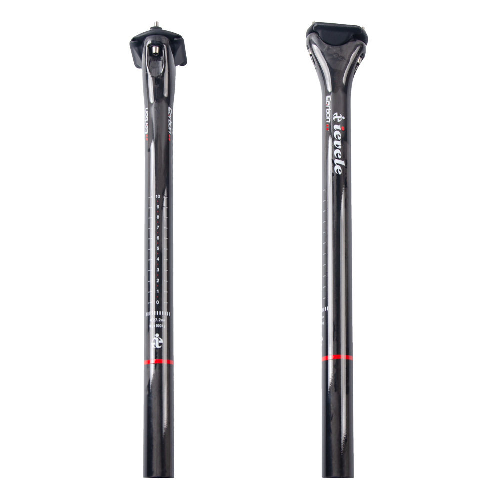 ievele碳纤维轻量版156g自行车座管直头座杆27.2 30.8 31.6mm