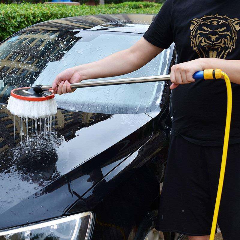 工具通车水擦车可接刷洗859车把拖汽车多清洗水管功能软包邮洗车