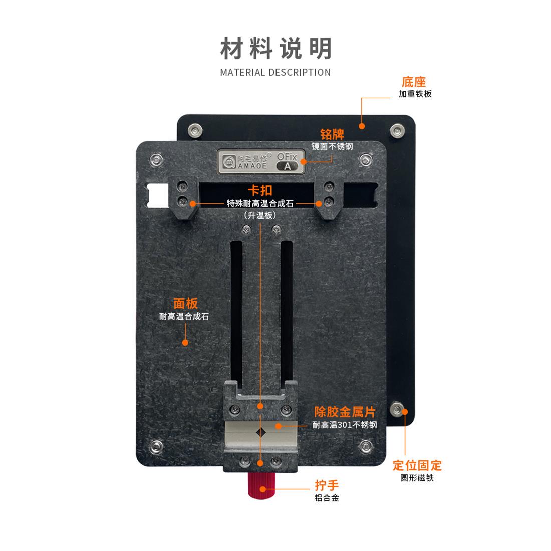 具阿毛维易修/OFix-A夹OFix-A多/手机修定通用夹具/主板固卡具/芯图片