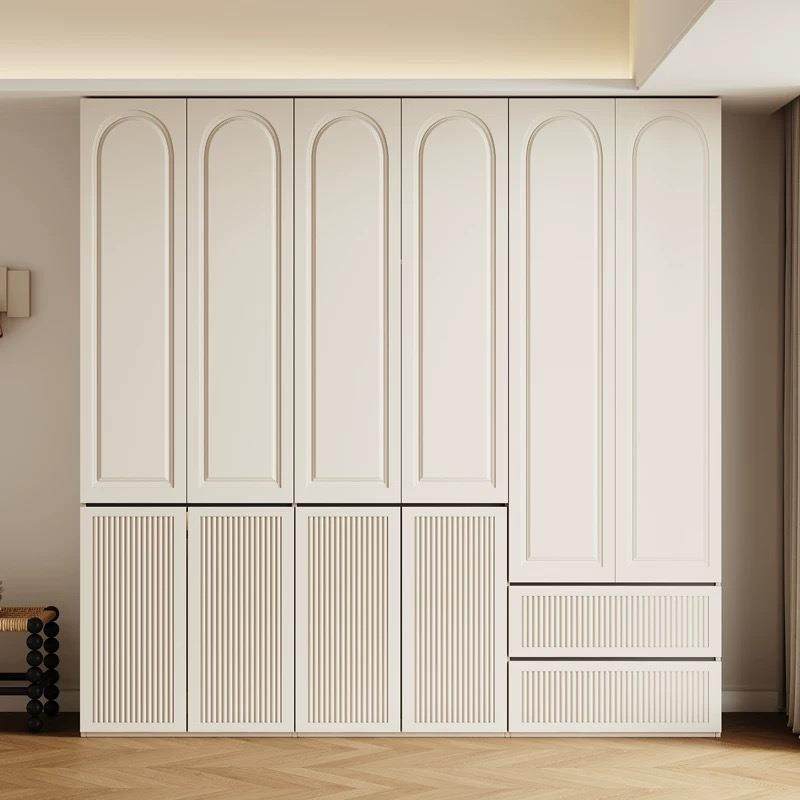 纳ENF级99法式风奶油白色分段室式衣柜卧家用小户型大收柜子衣橱,住宅家具,独立衣柜,淘宝优惠券,粉丝福利购,淘宝优惠卷