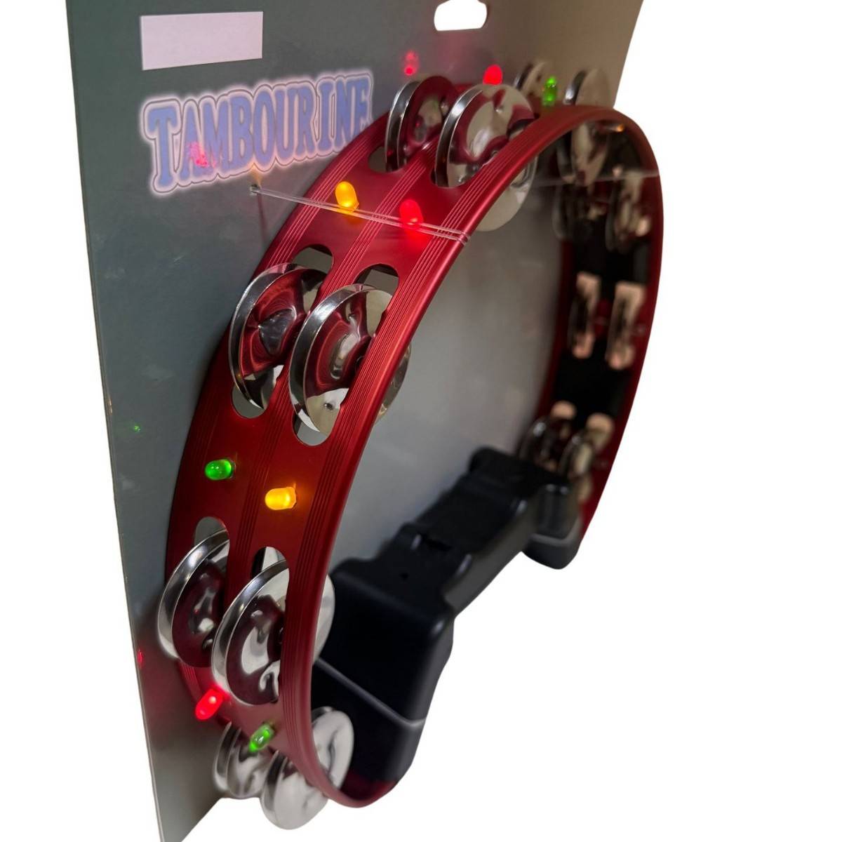 Dadi 大地牌铝制发光铃鼓乐器双排摇铃酒吧KTV表演手摇铃