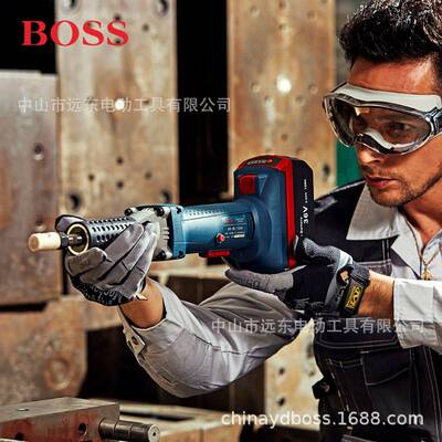 BOSS波士36V无刷电磨机模具抛光电磨头小型直磨机手持打磨机雕刻