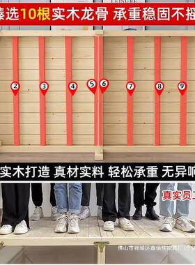 实木折叠床家用单人床1.m出租双房儿童人床成人XJS午简睡办公室2