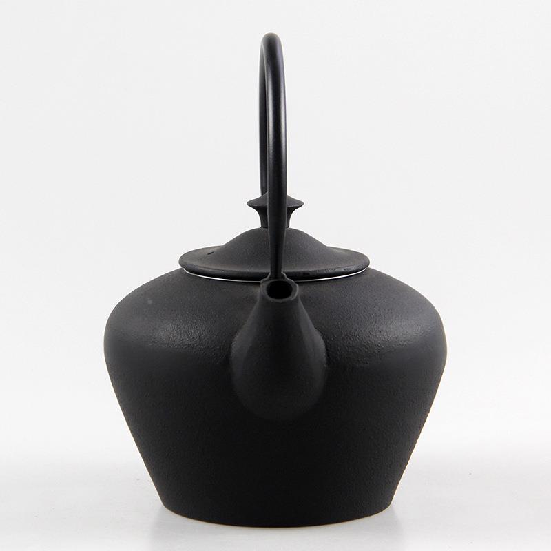 日式复老铁壶素雅茶家用烧水古煮茶壶泡茶壶铸铁LQW软装摆件户外