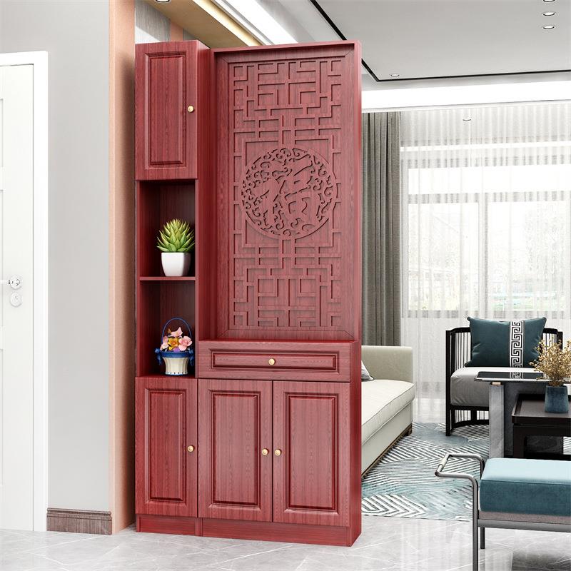 屏风入户玄关柜屏风柜遮挡玄关隔断厅玄关柜装饰柜客门遮PXG挡福