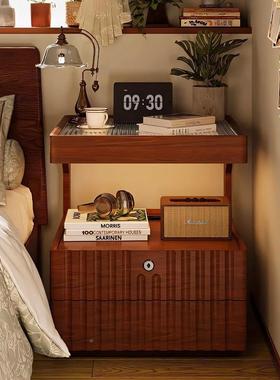 小型头柜卧床室用简约现代新款家替代品UJL轻奢床感头柜柜子包邮