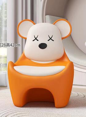 创意通加厚椅儿童椅子幼园靠KEX背坐儿宝宝树脂餐椅家用儿童卡小