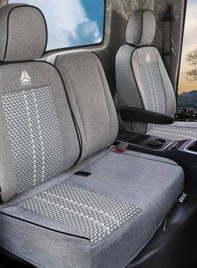 汽重豪沃货车专用汽全包围座套轻卡统P帅RO悍将豪曼车JNO坐垫套冰