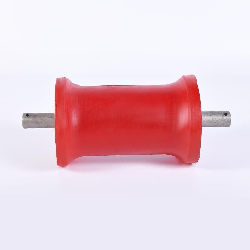 地DG-4厂家直酯供矿山聚氨FOI辊辊钢绳地托辊钢丝绳托辊量大从优