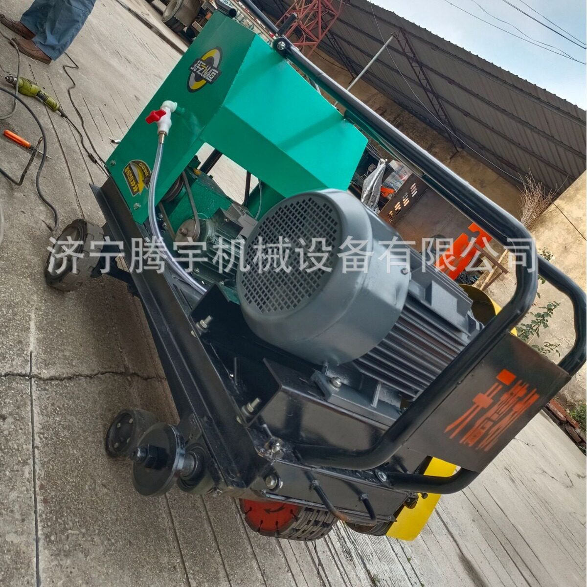 手推式电动开槽机 路面开缝机 马路开槽机