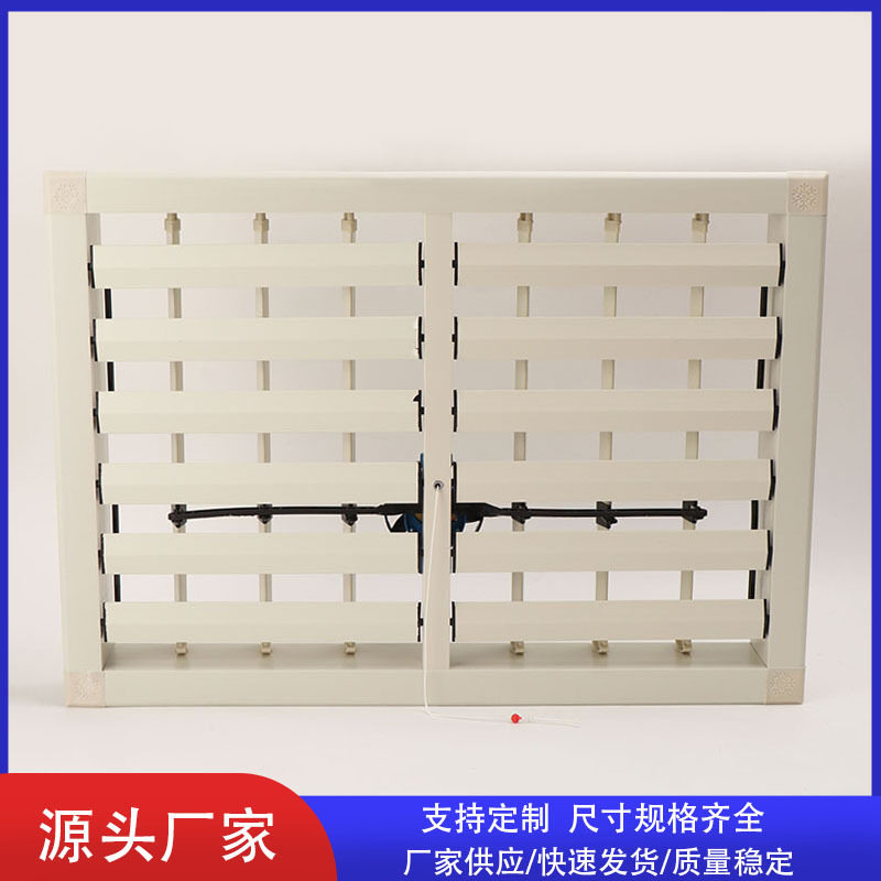 大型工业冷风机出风口配件塑料可调节角度格栅式仓库车间送风口