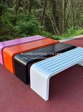 院LQL尚乾庭户外休闲室外椅子商场座椅长球场长卓条凳露天场广凳