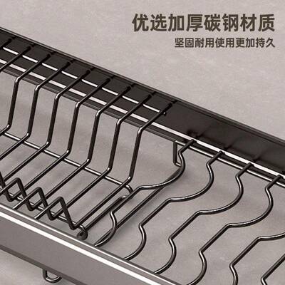 顶天立地15627多功能槽碗碟收纳厨房置物水架碗架架沥水架洗碗槽