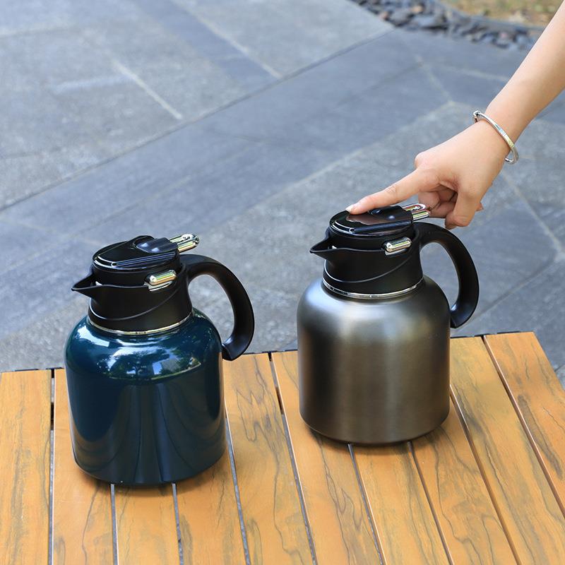 025TSI新款家大量保温壶茶水2分离焖泡水壶304不锈钢容真空焖用茶