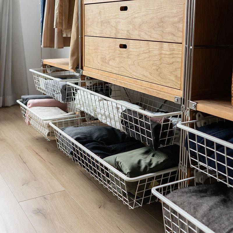 无即有日式落NPF地木衣帽架卧室开钢放衣柜玄关收所纳不锈挂衣实