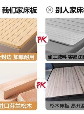 实木床排板护腰板垫榻床硬NTT架铺板可折叠榻米骨架护脊椎松木硬