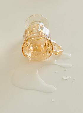 定制桌生布防水防油餐免洗桌垫轻奢感书桌IIJ学圆形桌茶几垫布艺