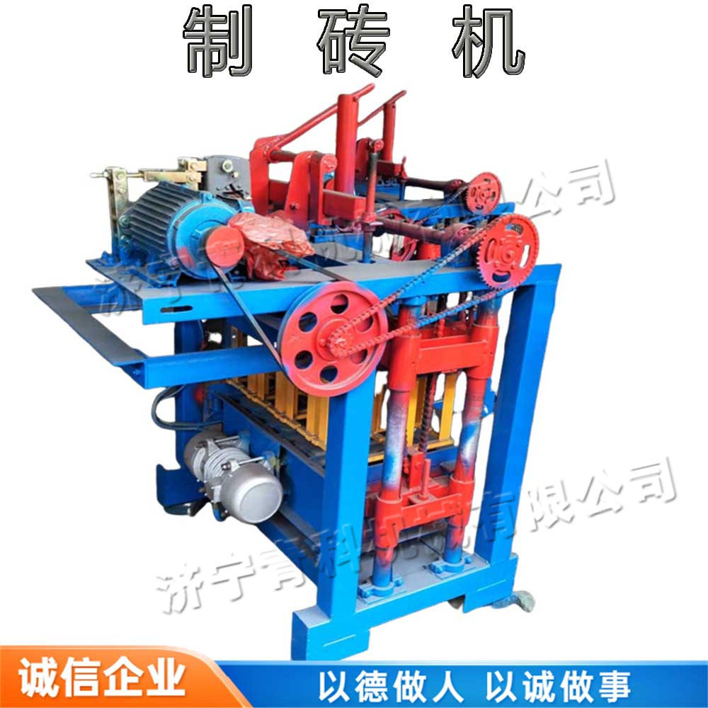 小型煤灰粉制砖机 混凝土砖块生产设备 全自动式水泥砖块成型设备
