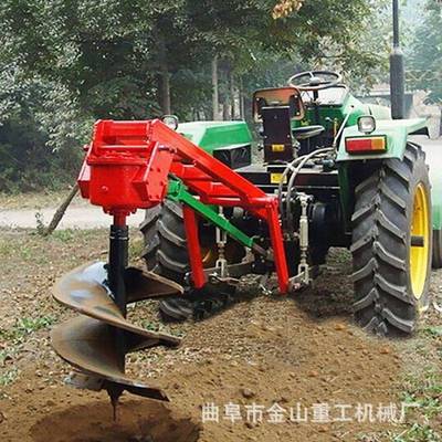 拖拉机电线杆挖坑机山地植YYQ树挖坑机机新品植树洞拖拉打机