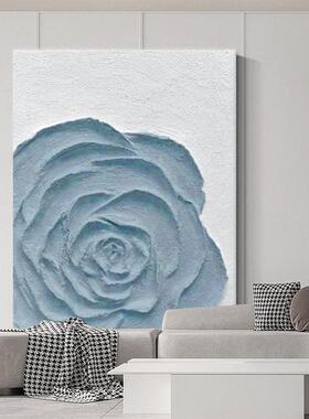 绘画玄关走廊挂画现油代简约客厅装饰画竖餐版大手幅WRQ落地厅挂