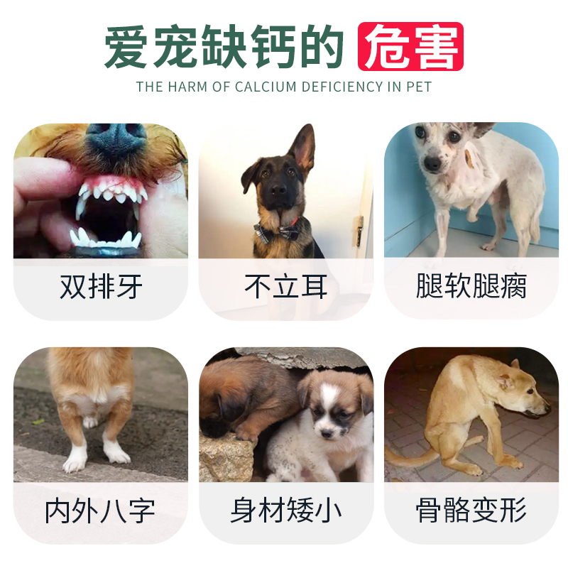 边牧专用狗钙片边境牧羊犬成幼犬老年微量元素健骨立耳德牧狗补钙