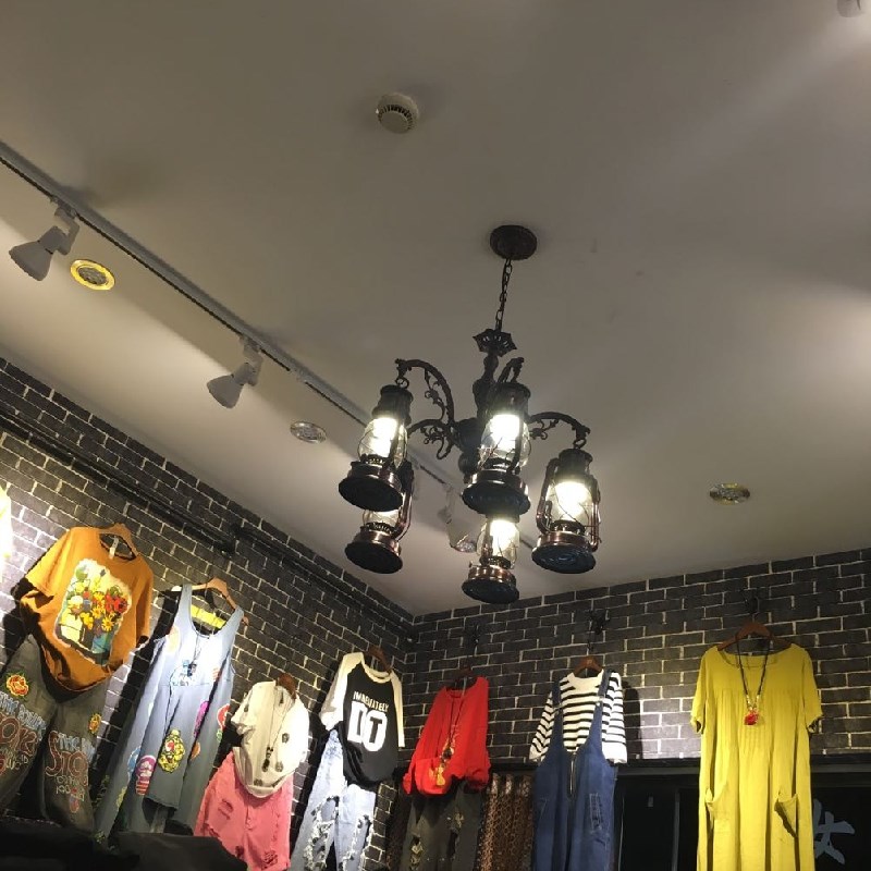 复古马灯三头五头吊灯咖啡厅茶楼农庄书房走廊餐厅酒吧饭店农家乐