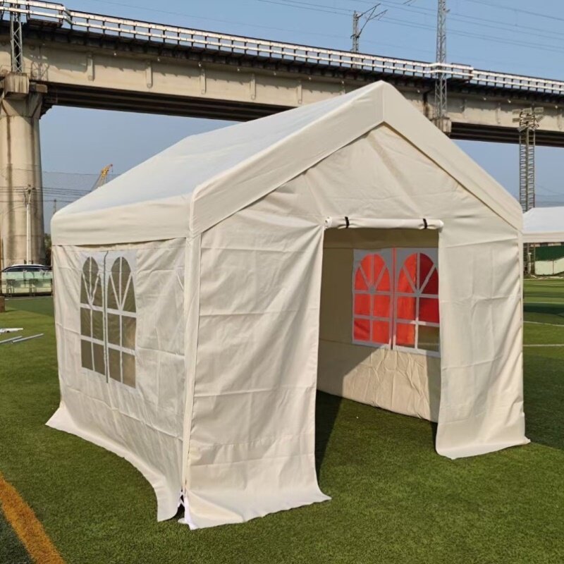 网红户外加厚营地防雨帐篷集市夜市四脚雨棚庭院四角摆摊遮阳棚