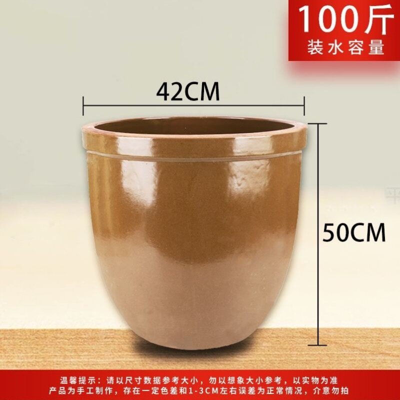 水缸家用储水用土陶老式大号加厚发酵缸腌菜缸陶瓷米缸酱缸咸菜缸