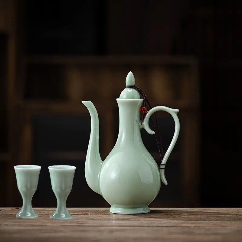仿宋执壶陶瓷酒壶斗茶比