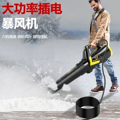 220V大功率吹雪机工业用吹风机插电式鼓风机强力吹灰清雪除尘神器