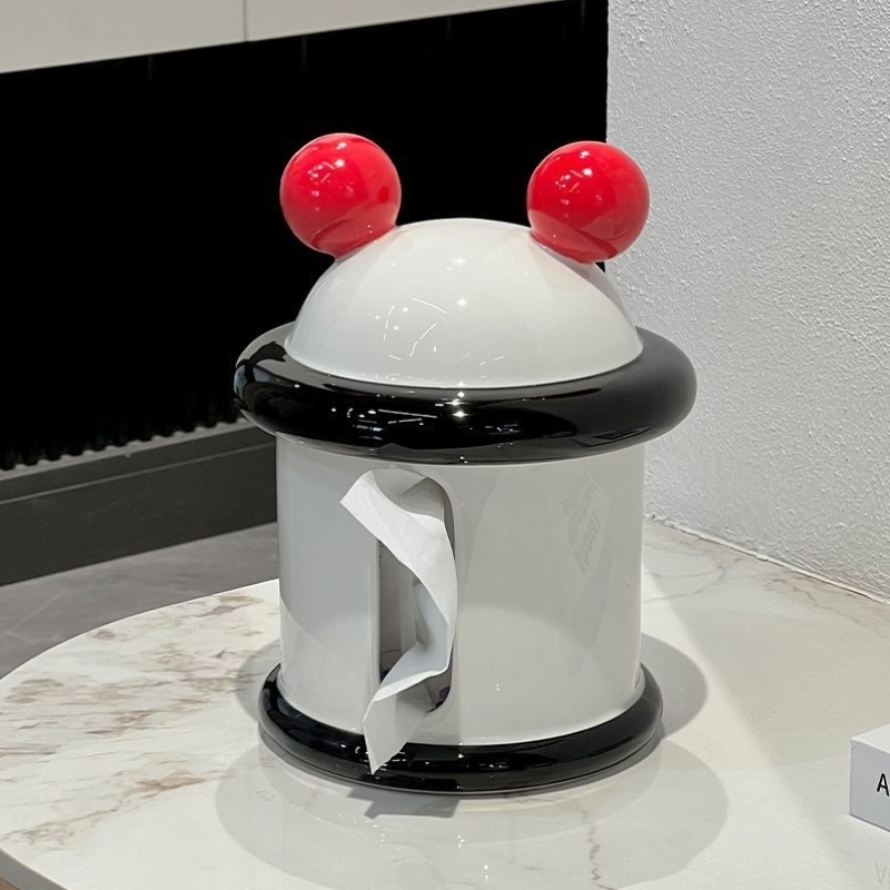 高颜值奶油风纸巾盒摆件客厅高档抽纸盒创意家用ins茶几桌面装饰