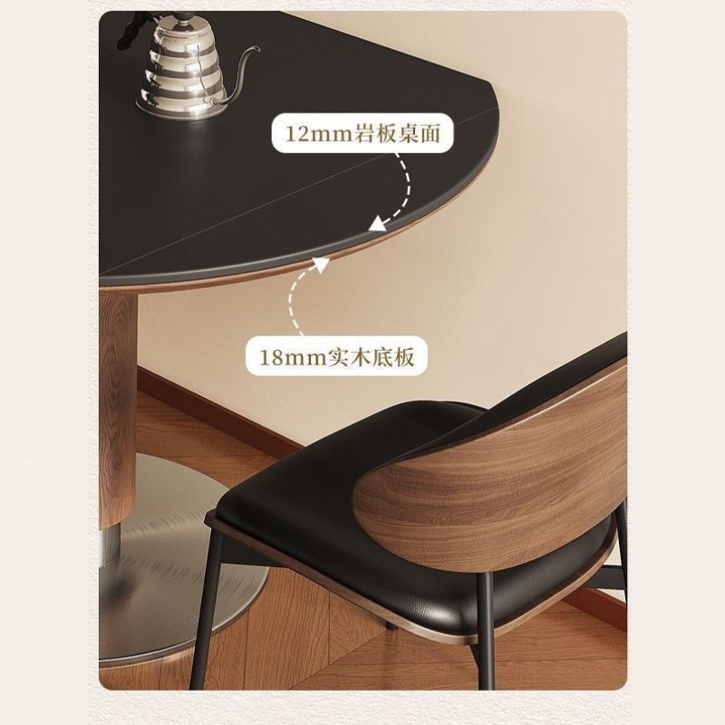 复古实木餐桌简约家用折叠古风餐桌椅组合小户型多功能餐桌