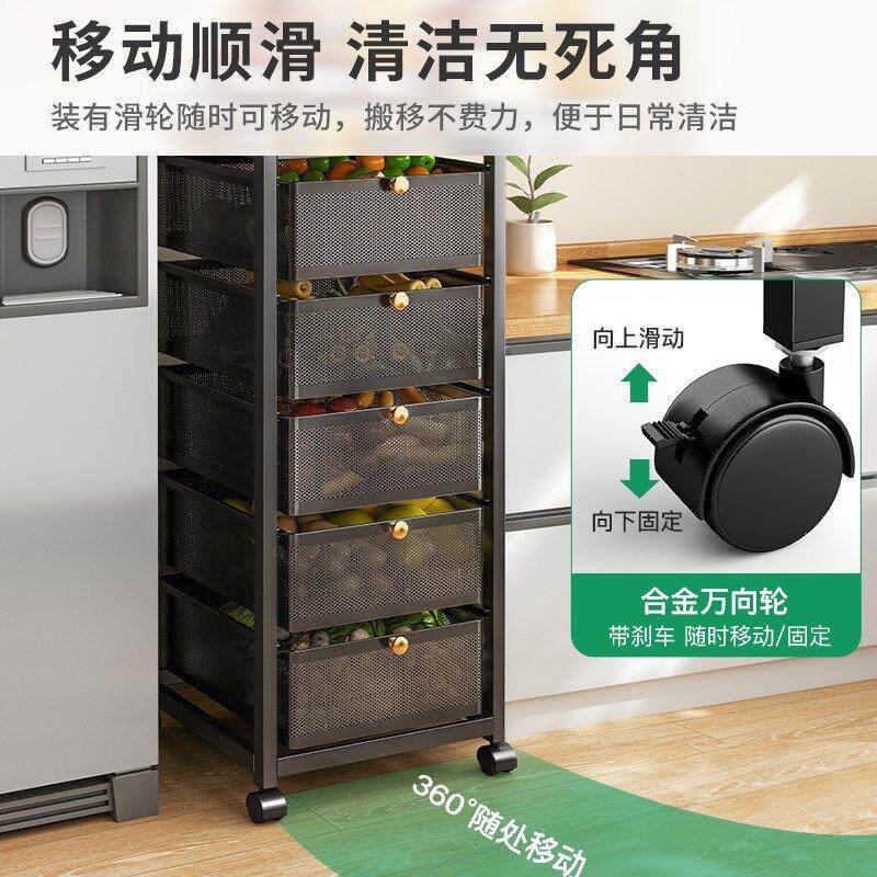 置物架家用厨房落地多层