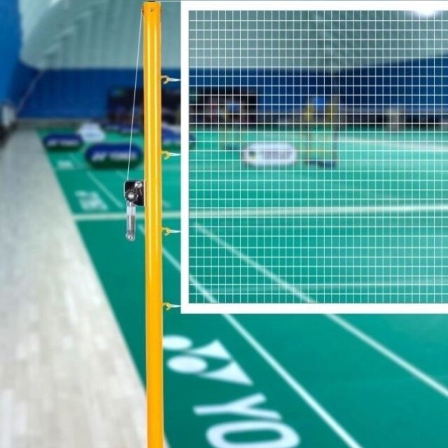 羽毛球网柱铸铁移动室内网架室外家用标准专业室内外比赛专用