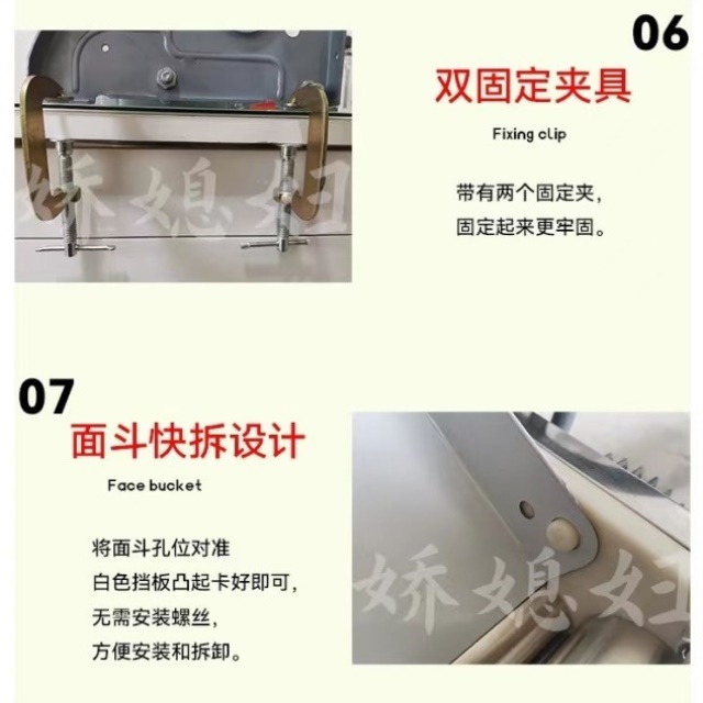 真不锈钢压面条机家用型手动面条机手摇式小型压面机饺子皮老人机