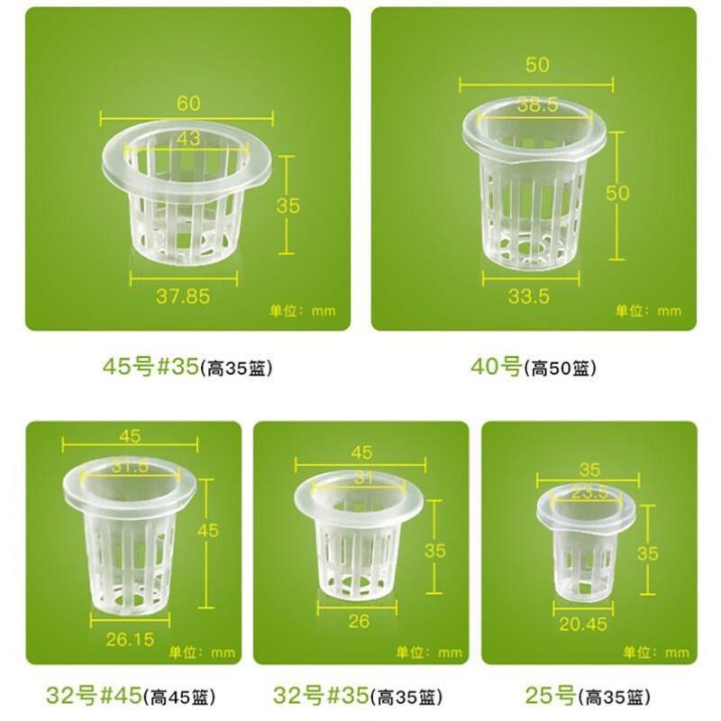 阳台水培蔬菜定植篮无土栽培种菜设备塑料加深水耕种植篮杯加海绵
