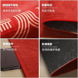 地垫入户门垫进门口地毯玄关门厅脚垫子家用可剪裁擦洗 定制欧美式