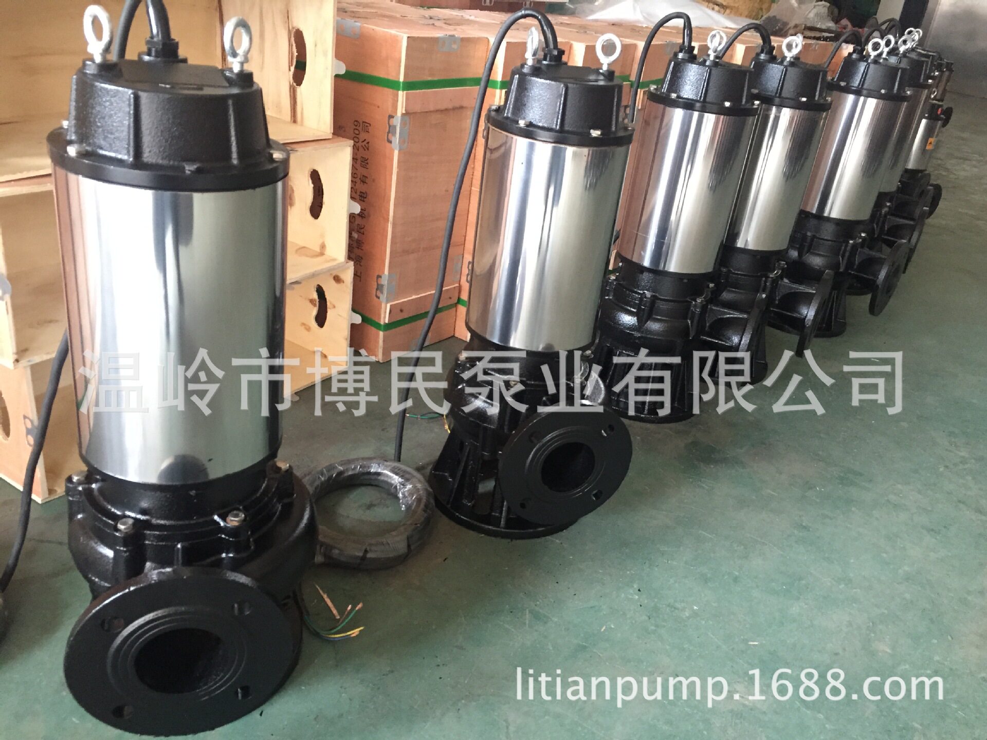 博民泵业自动搅匀污水泵JYWQ80-40-15-4无堵塞潜污泵污水提升泵