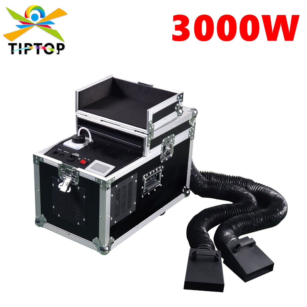 3000W舞台婚庆T台地烟机水雾机DMX512/手动/遥控 航空箱带滚轮