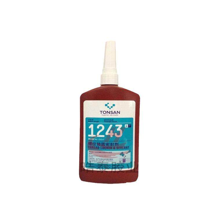可赛新1243螺纹锁固剂中强度厌氧胶螺丝螺栓防松紧固胶250ML胶水