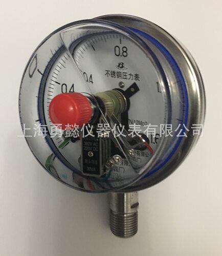 上海自动化四厂 上仪四厂不锈钢电接点表  YXC-100B YXC-150BFZ