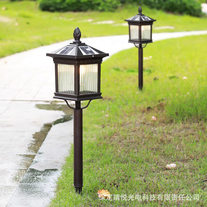 草坪灯太阳能灯地插地灯家用户外防水庭院灯景观花园别墅草地灯