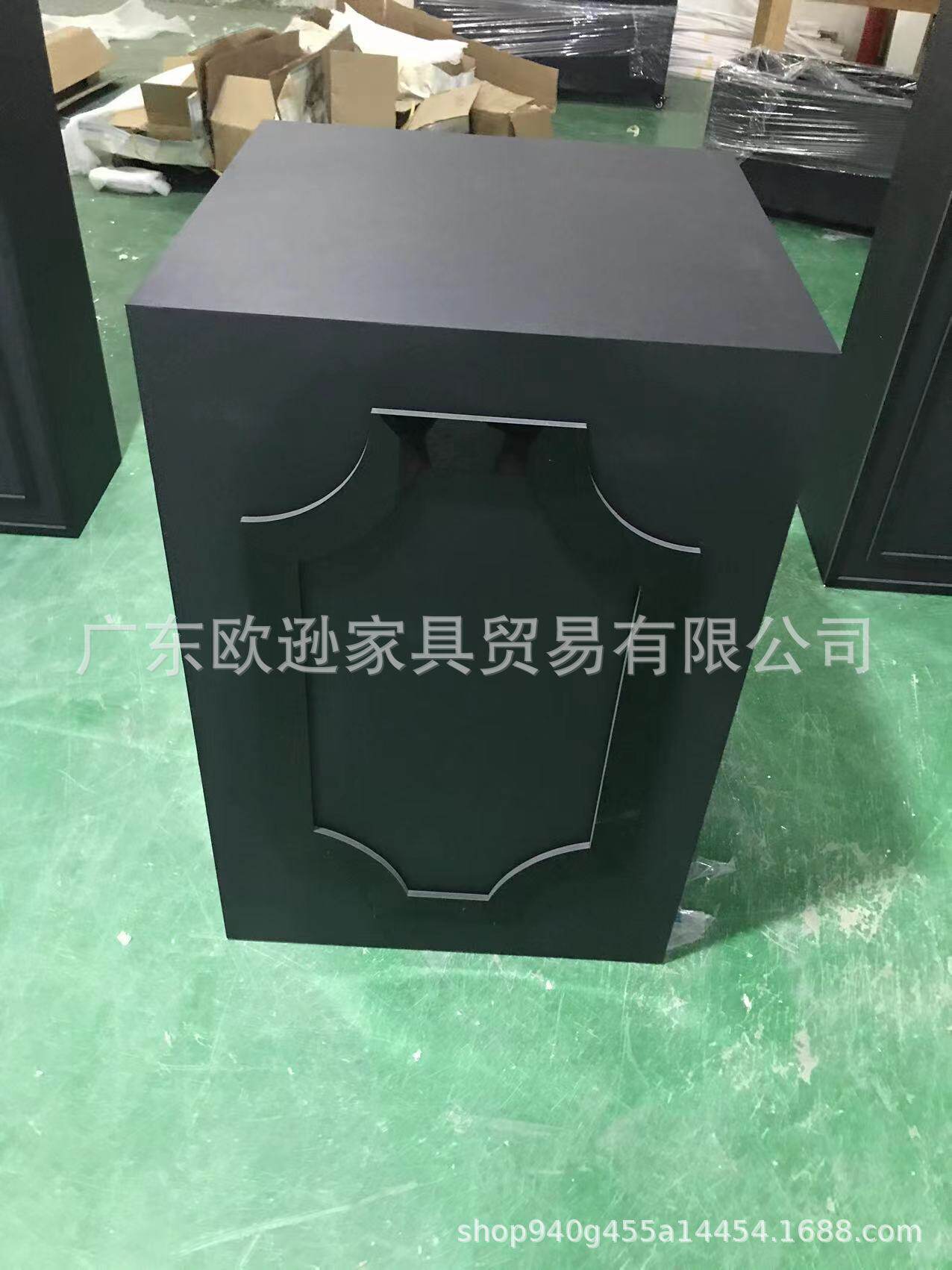 思存舞台背景方框圣诞黑色PVC方柱