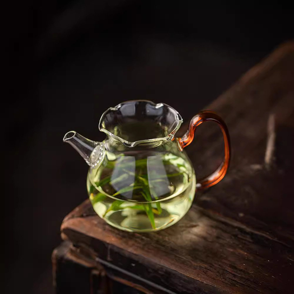 玻璃公道杯加厚耐高温分茶器高档茶具琉璃茶漏套装茶杯子