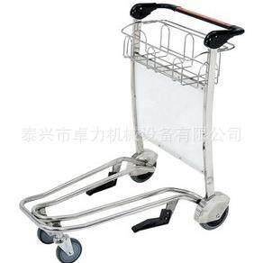 不锈钢机场手推车X418-BG5C,酒店推车,车站行李车